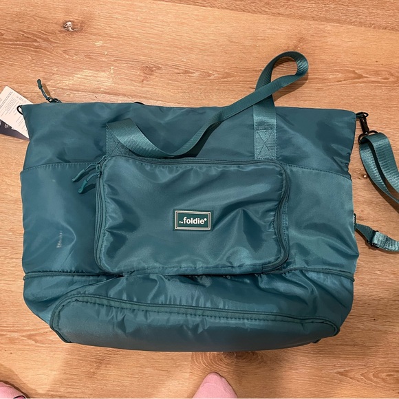 Teal Women's Bag FOLDIE brand - Picture 1 of 4